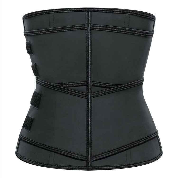 Plus Size Waist Trainer - 2024 New Custom Logo Double Compression Latex Corset - Allen-Fitness