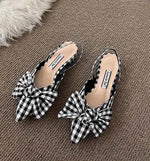Comfortable Women's Flat Shoes with Elegant Toe Bow - Stylish & Versatile - Allen-Fitness