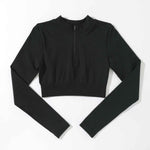 Women's sports two piece yoga suit fitness yoga set crop top and leggings gym training workout - Allen-Fitness