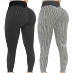Women Solid Butt Lifting High Waist Workout Gym Fitness Yoga Pants - Allen-Fitness
