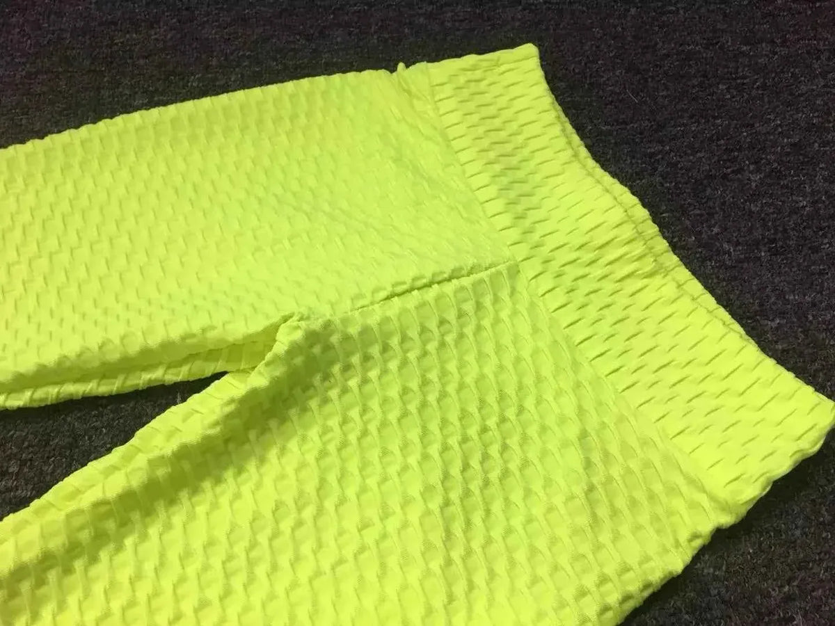 Women's Jacquard Sportswear Activia Fitness Yoga Pants Scrunch Butt Lift Gym Yoga Skinny Tights Leggings For Women - Allen-Fitness