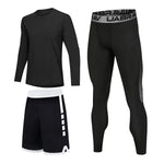 High Elastic Sportswear Compression Tracksuit for Men - Allen-Fitness