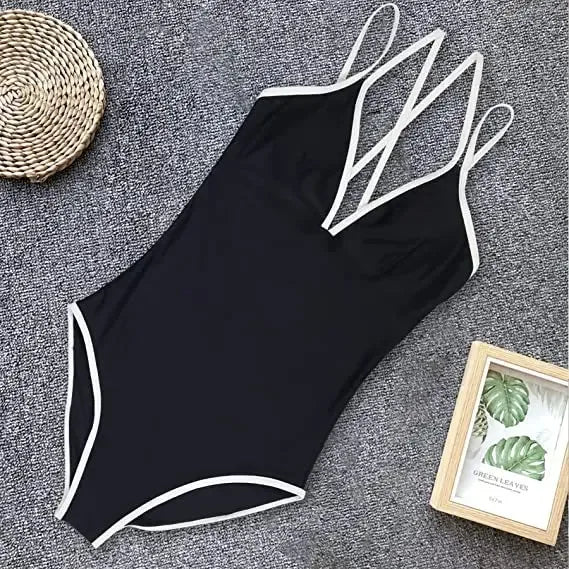 Padded Spaghetti Strap Swimwear for Women - Stylish Comfort &amp; Support - Allen-Fitness