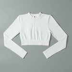 Women's sports two piece yoga suit fitness yoga set crop top and leggings gym training workout - Allen-Fitness