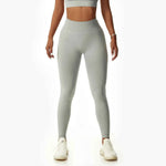 Leggings Yoga Set for Women - Seamless Bra Top and Scrunch Leggings Fitness Sport Suit - Allen-Fitness