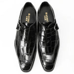 Breathable Genuine Leather Lace-Up Business Shoes for Men - Allen-Fitness