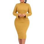 Business Dress for Women - Elegant Office Dress for Formal Work and Modest Attire for Mature Women - Allen-Fitness