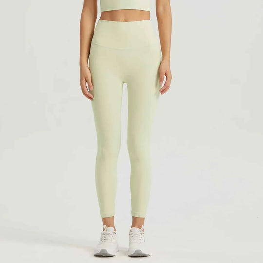 Gym Outfit High Waist Yoga Leggings for Women with Phone Pockets &amp; U Back Sports Bra Set - Allen-Fitness