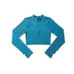 Women Sports Outfit Gym Fitness Long Sleeve Activewear Wear Workout 2 Pcs Set Elasticity Gym Workout Yoga sets For Women - Allen-Fitness