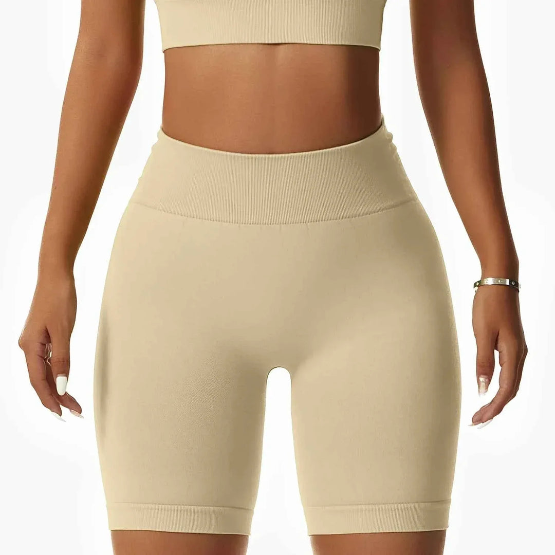 Leggings Yoga Set for Women - Seamless Bra Top and Scrunch Leggings Fitness Sport Suit - Allen-Fitness
