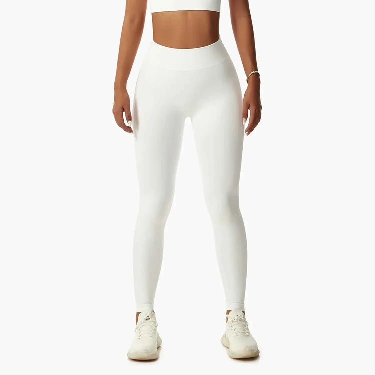Leggings Yoga Set for Women - Seamless Bra Top and Scrunch Leggings Fitness Sport Suit - Allen-Fitness