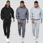 High Quality Men Sweatsuits Set with Blank Design - Premium Comfort & Style - Allen-Fitness