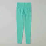 Women's sports two piece yoga suit fitness yoga set crop top and leggings gym training workout - Allen-Fitness