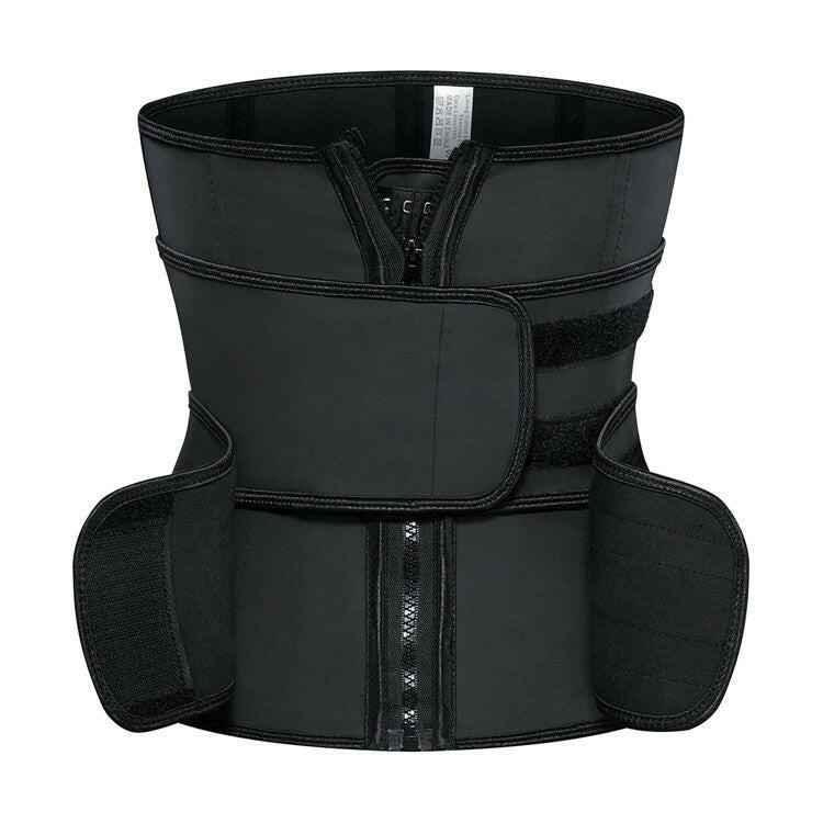 Plus Size Waist Trainer - 2024 New Custom Logo Double Compression Latex Corset - Allen-Fitness