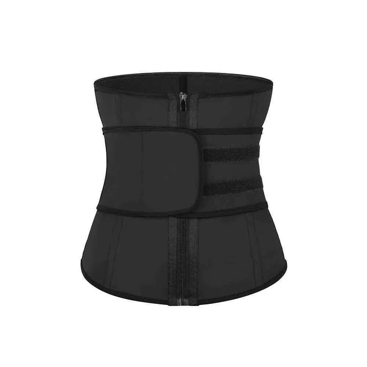 Plus Size Waist Trainer - 2024 New Custom Logo Double Compression Latex Corset - Allen-Fitness