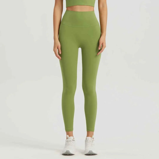 Gym Outfit High Waist Yoga Leggings for Women with Phone Pockets &amp; U Back Sports Bra Set - Allen-Fitness