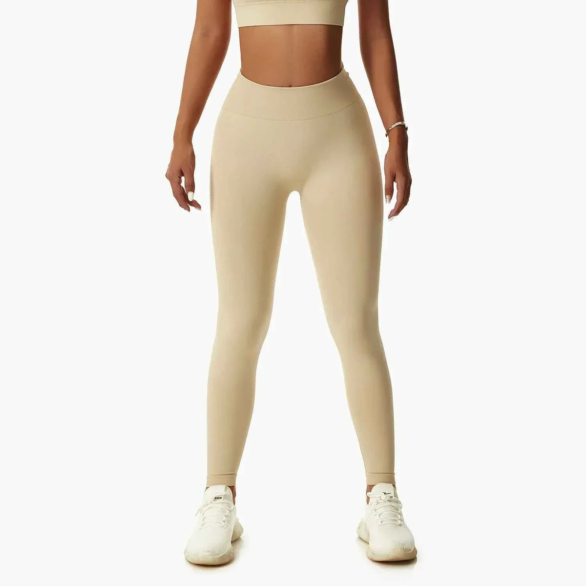 Leggings Yoga Set for Women - Seamless Bra Top and Scrunch Leggings Fitness Sport Suit - Allen-Fitness