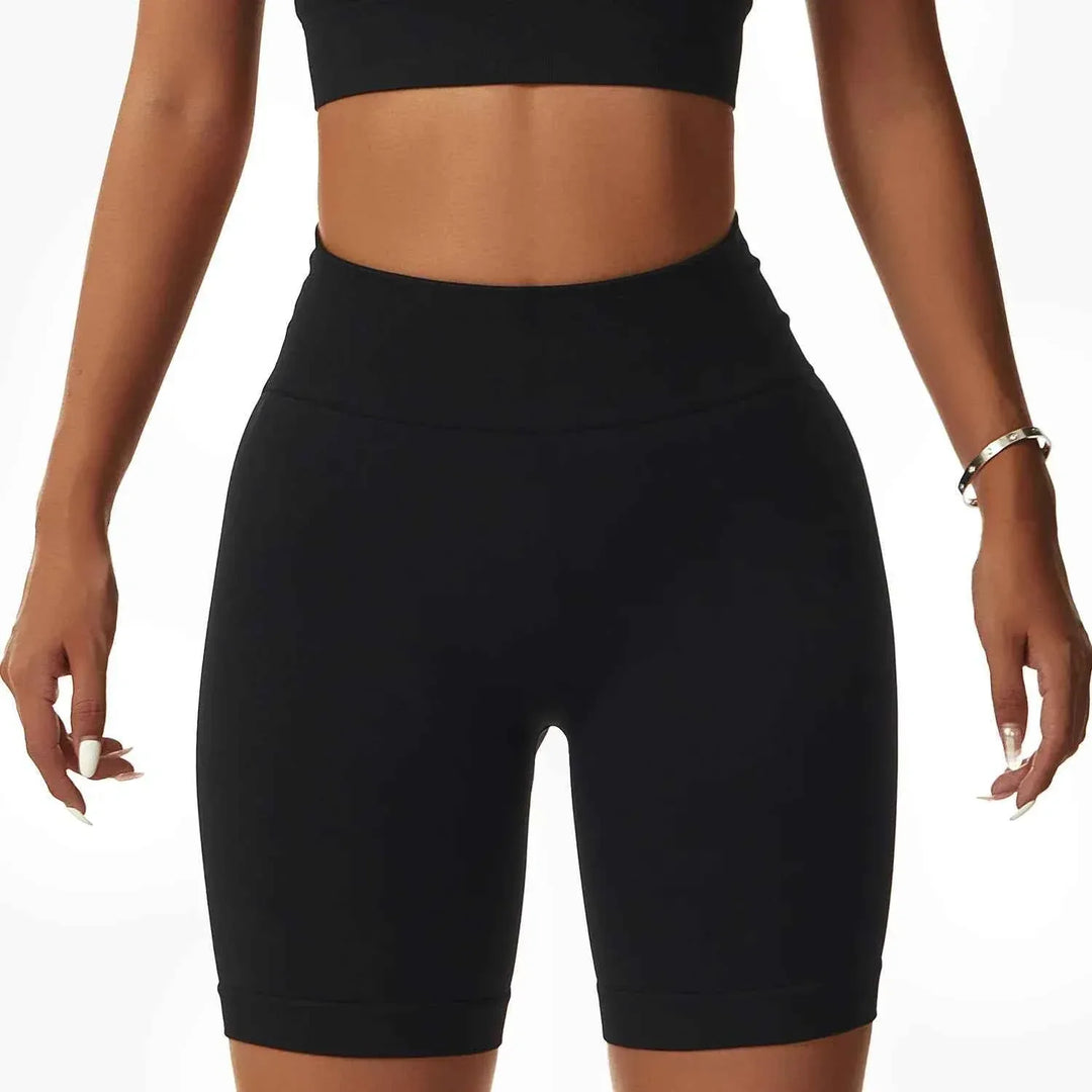 Leggings Yoga Set for Women - Seamless Bra Top and Scrunch Leggings Fitness Sport Suit - Allen-Fitness