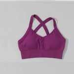 Women's sports two piece yoga suit fitness yoga set crop top and leggings gym training workout - Allen-Fitness